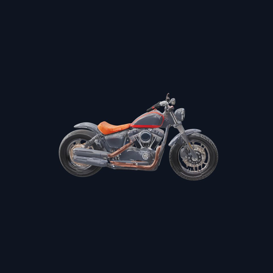 Custom Motorcycle Model Pack with High Detail Features